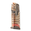ETS - Omega Series Magazin für Glock 19/26/49 - 9x19 mm - 15 Patronen - Klar - OMG-GLK-19