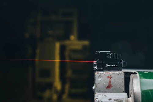 Olight - Waffenlicht mit Laservisier BALDR RL MINI - 600 lumens - Black