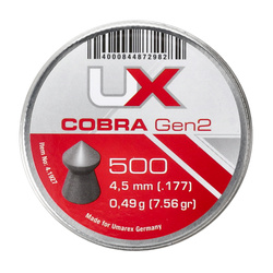 UX - Diabolo Pellets Cobra gen 2. - 4,5 mm - 500 Stück - 4.1927