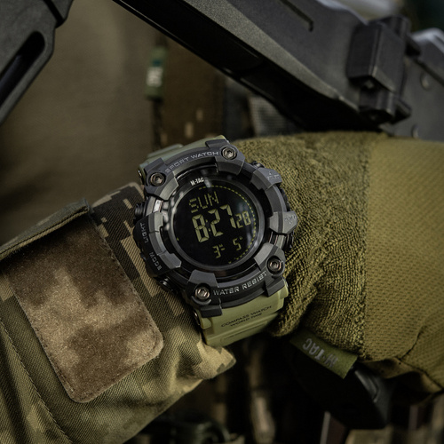 M-Tac - Taktische Uhr 2037 - LED - 5 ATM - Grün - 50007001