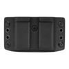 DOUBLETAP GEAR - OWB Kydex Doppelmagazinhalter für P-07/09/10, M&P9, SFP9, P320 - Schwarz