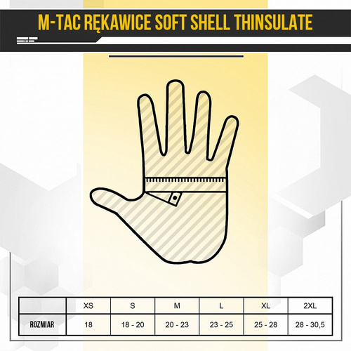 M-Tac - Soft Shell Thinsulate taktische Handschuhe - Schwarz / Coyote Brown - 90308017