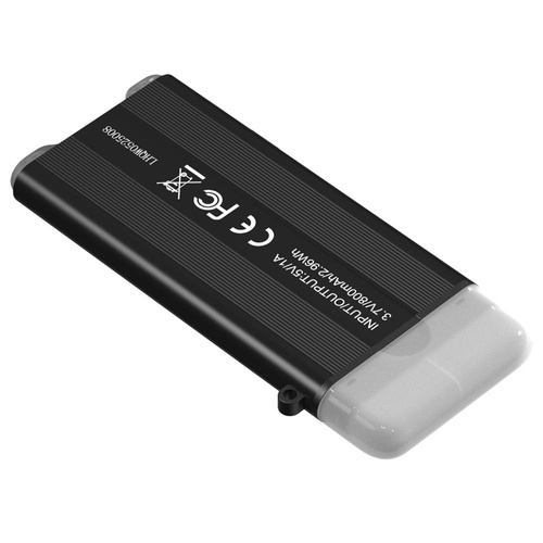 Fenix - LED-Taschenlampe mit Powerbank 800 mAh E-Spark - Schwarz - 039-525